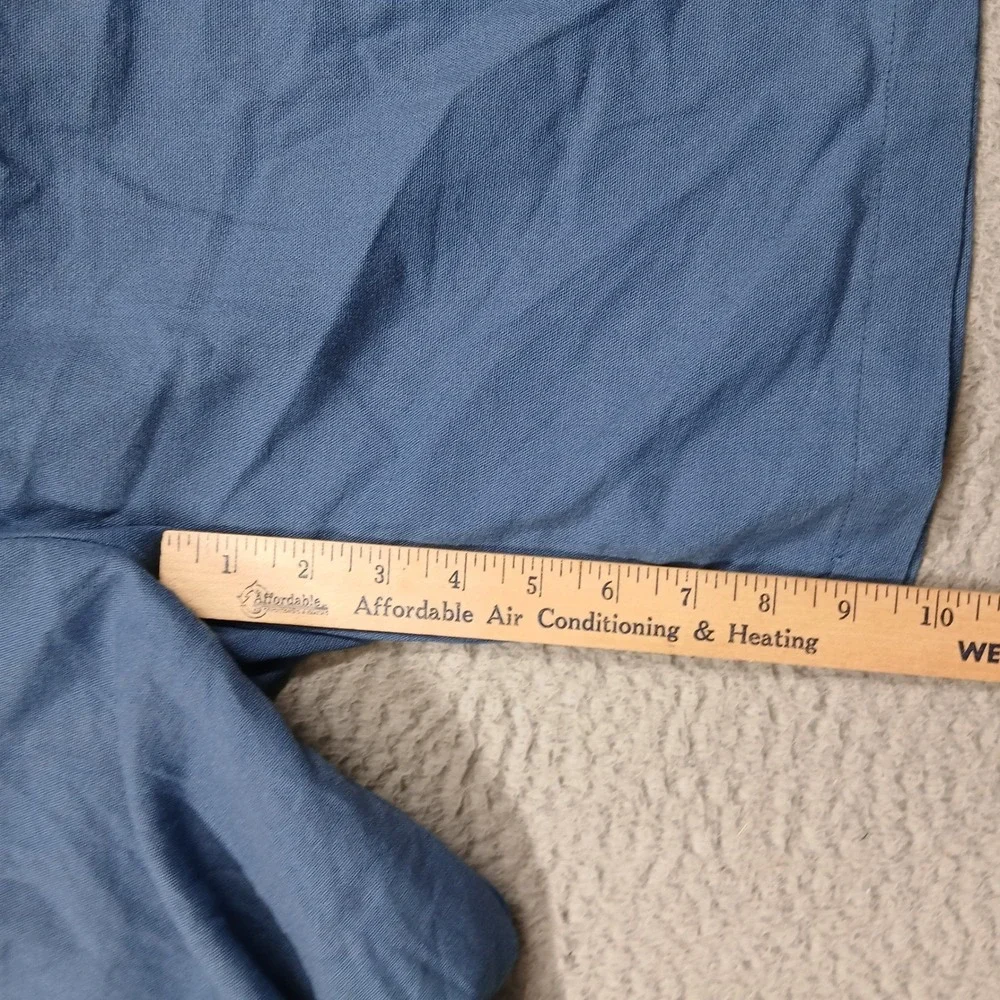 Willit Linen‎ Shorts Mens XL Blue Elastic Waist 10